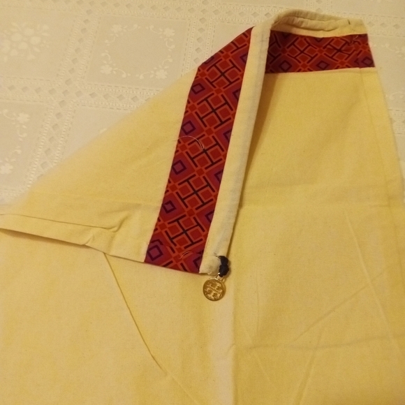 🆕 Tory Burch XXL Drawstring Logo Charm Boots Dust Bag, NWOT - Picture 3 of 7
